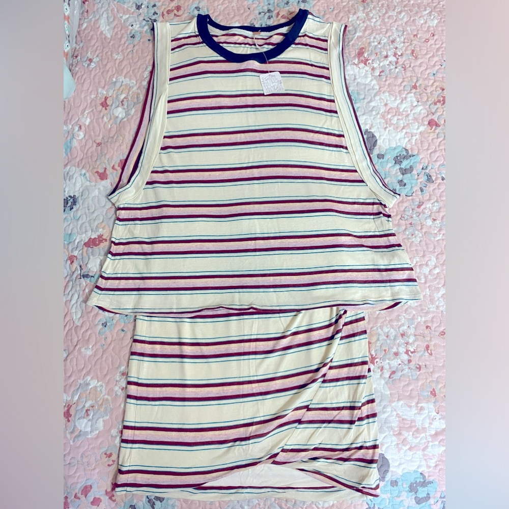 Free People Skirt Tank Set - NEW! Large